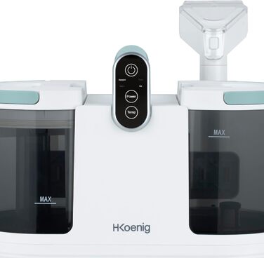 H.Koenig TWT88 - ручний очищувач текстилю, пральний пилосос, для килимів та оббивки. 1600мл резервуар для води, 1200W