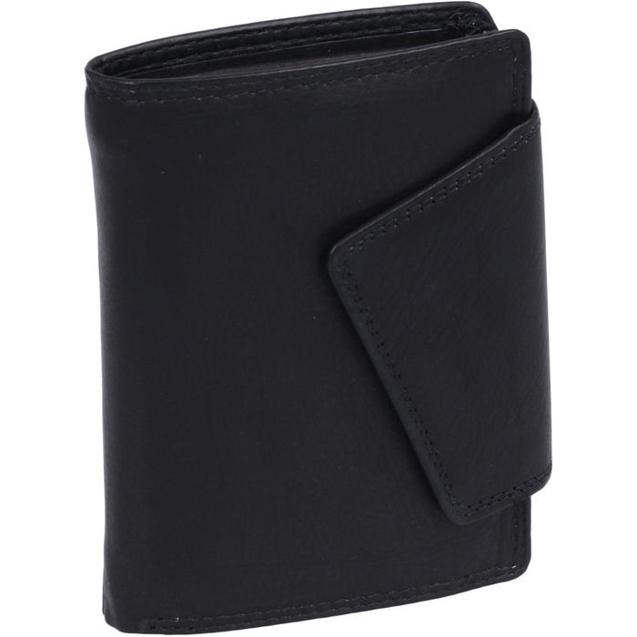 LEAS Ladies' Exchange in portrait format with RFID protection, genuine leather, black Ladies' Collection