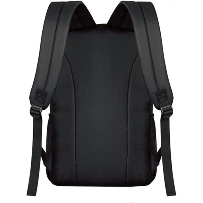 Шкільний рюкзак унісекс, легкий водонепроникний рюкзак для підлітків, чорний