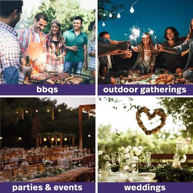 Набір келихів для шампанського Matana 48 шт. 150 мл, пластикові, преміум-якість, багаторазові