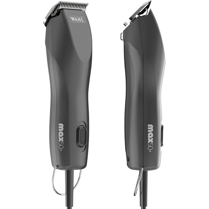 Машинка для стрижки собак та котів Moser Max 50+ Agrarzone Edition з набором гребінців - потужна, тиха, 2 рівня потужності