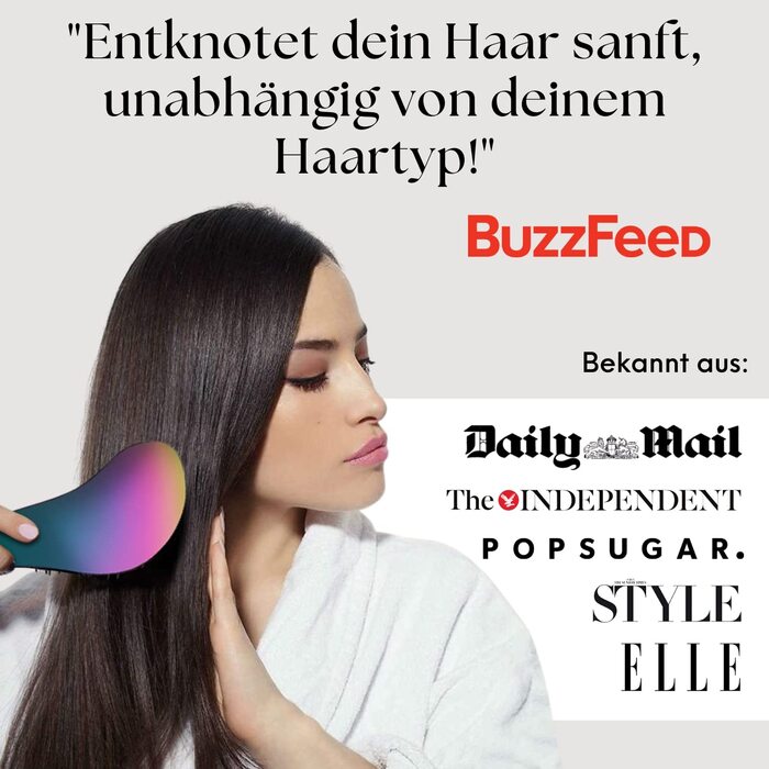 Щітка для волосся Lily England для розплутування, преміум-якість для салону, створення зачісок. Підходить для тонкого, густого, кучерявого, сухого, мокрого волосся та дітей (Petrol, 1 шт.)