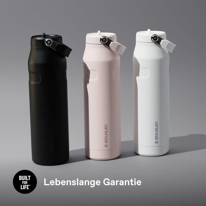 Термопляшка Stanley 1913 Flip Straw 1.06L Frost — герметична пляшка зі соломинкою, сталева, BPA-free