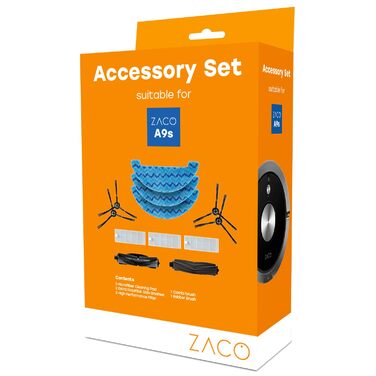 Робот-пилосос ZACO з функцією миття, 2.5л станція зарядки до 60 днів, лазерна навігація, 3000Pa, 2в1, ідеально для шерсті тварин, розпізнавання килима, тихий, керування через додаток та Alexa (комплект: A9s)