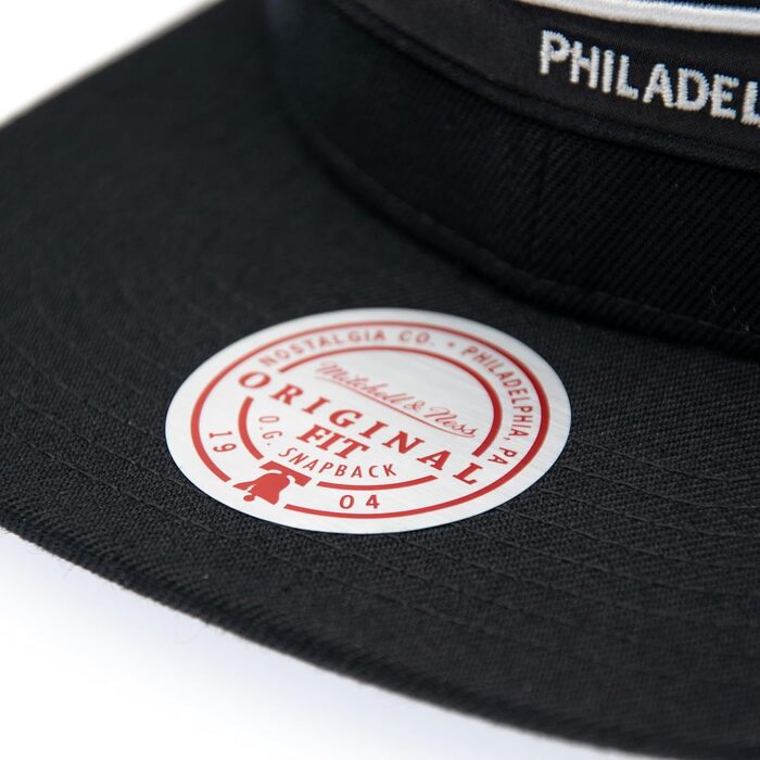 Кепка Mitchell & Ness 2 Tone Box Logo Snapback чорно-біла універсального розміру