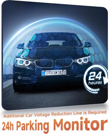 Автомобільна відеореєстратор (Dashcam) 4 Канали 360° з 4 камерами FHD 1080P (передня, задня, ліва, права), 2.4