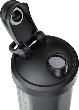 Електричний шейкер для протеїну Voltrx Titanus USB-C, 700 мл, чорний, без BPA