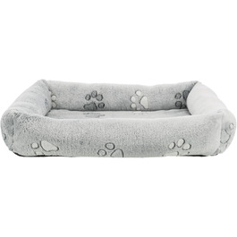 Крісло-ліжко для собак TRIXIE Nando, 60x50 см, сірий, з м'якою наповнювачем, для середніх собак, антиковзаюче