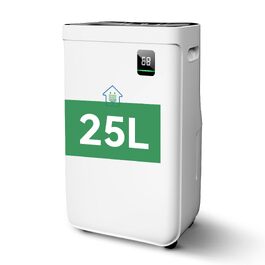 Осушувач повітря для приміщень до 80 м² (215 м³), продуктивність 25 л/добу, модель DE003