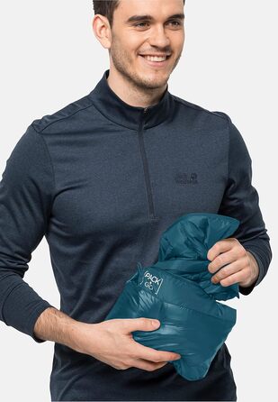 Чоловіча жилетка Jack Wolfskin Pack & Go Weste, 3XL, Blue Coral