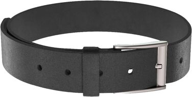 Чоловічий шкіряний ремінь H&H чорного кольору, ширина 38 мм, регульований, для штанів, джинсів, костюма