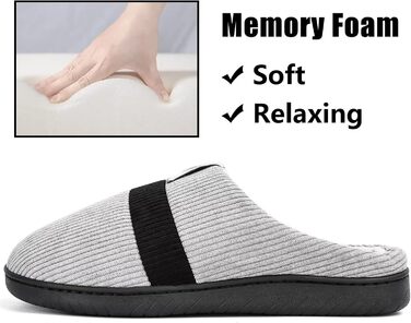 Тапочки домашні чоловічі/жіночі зимові з плюшевою підкладкою, розмір 36-51 (46/47 EU, сірий колір C2)