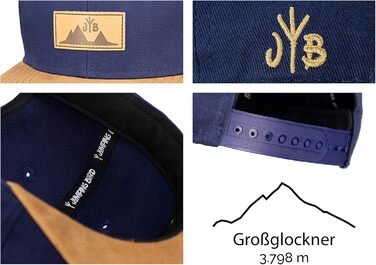 Кепка бейсболка Jumping Bird • Зручна, регульована, легко миється • Темно-синій колір