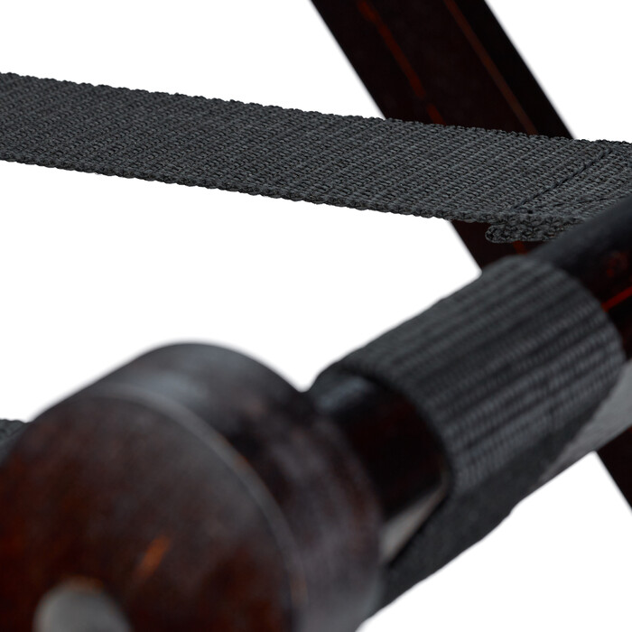 Relaxdays Folding Suit Stand in Dark Brown