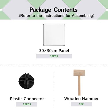 C&AHOME UPCS09M Dice Storage Organizer, 9-Cube Shelves, Closet Organizer, DIY, Plastic, Modular Bookshelf, Ideal for Bedroom, Living Room, Milky White (Transparent White)