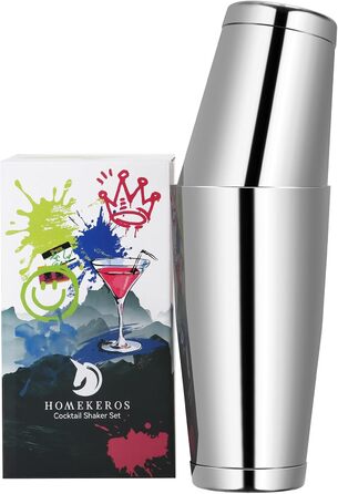 Набір для коктейлів 12 предметів: шейкер, аксесуари для бармена, професійний набір для коктейлів з нержавіючої сталі, 550мл та 850мл, подарункова коробка