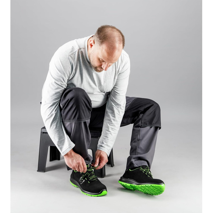 Робочі черевики WÜRTH MODYF Cruise S3 - безпечне взуття для чоловіків та жінок, металодетекторне, водонепроникне, розміри 35-48, чорний/зелений