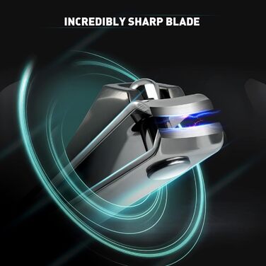 Набір кусачок для нігтів BEZOX (3 шт.) з нержавіючої сталі для товстих нігтів. Кусачки, ножиці для нігтів. Гострий та гладкий зріз. Підходить для нігтів на руках та ногах (прямі/вигнуті/скошені леза). Темно-чорний колір