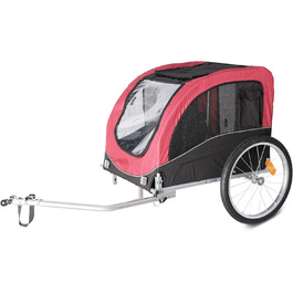 Wuuhoo® Преміум амортизатор для собак Bello, велопричіп для собак 25-40 кг, складний та маневрений, велобудка з/без комплекту для джогінгу, включаючи з'єднувач причепа. Без комплекту для джогінгу
