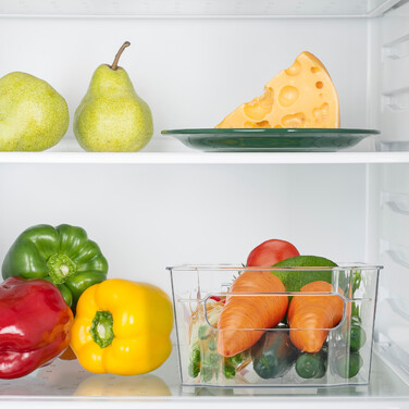 Relaxdays Refrigerator Organizer with Handles
