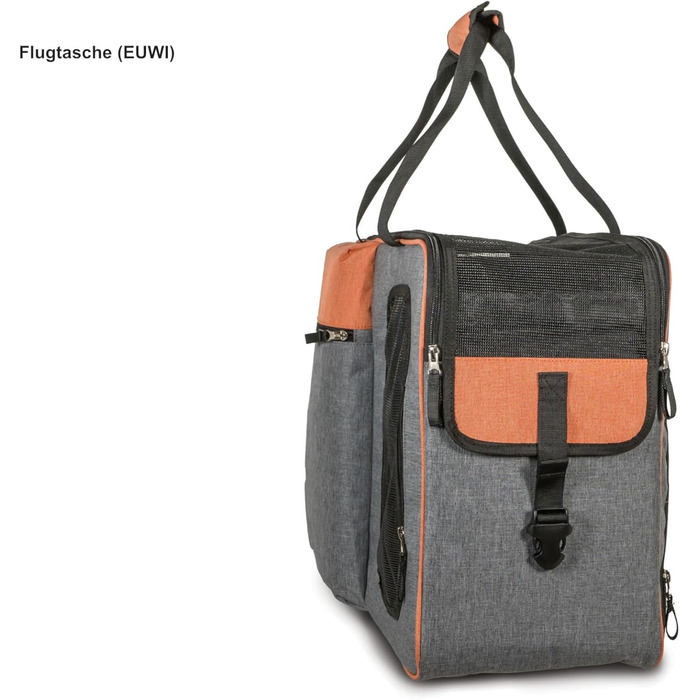 Annitaño Преміум переноска для собак, 55x40x23 см, EUWI - Водонепроникна, до 12 кг, комфортна для подорожей