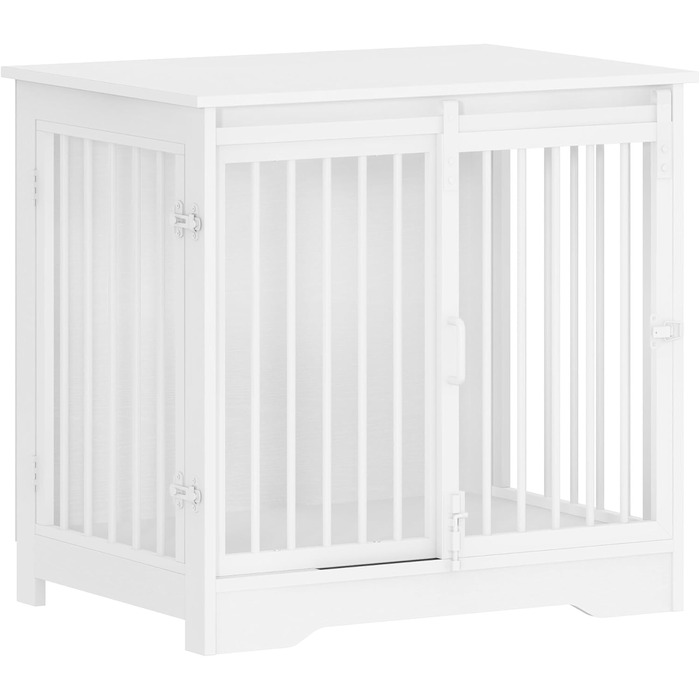 Сучасний вольєр для собак Hzuaneri DFC84301B, 69x49x64.5 см, з 2 дверцятами, для дому