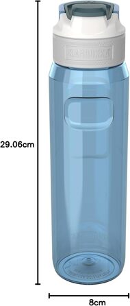 Kambukka Water Bottle - ELTON Model - 500/750/1000 ML - Water Bottle - dirt and odor resistant - shockproof - dishwasher safe - easy to clean - milliliter markings