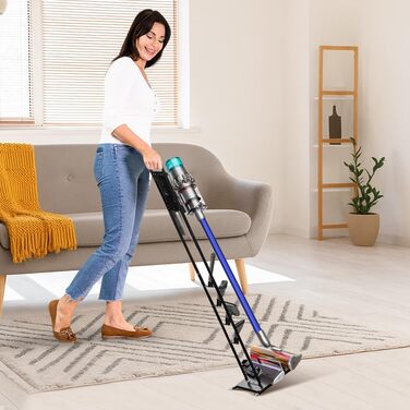 Підставка для пилососа Dyson Gen5 V15s/V15/V12 Slim/V11/V10/V8/V7/V6 на колесах, чорна - настінний тримач без свердління