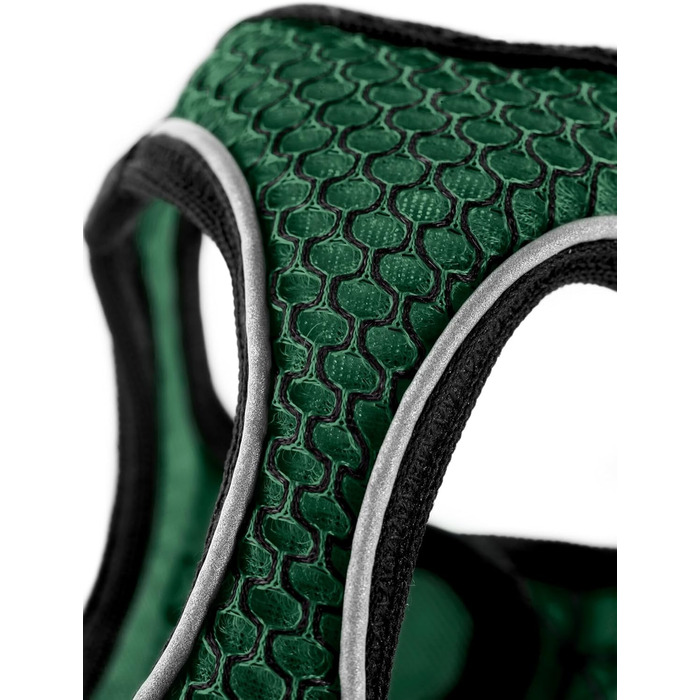 Нашийник для собак HUNTER HILO COMFORT, турквіс, розмір XXS. Легкий нашийник з сітчастого матеріалу, з відбиваючими елементами, для собак маленьких та середніх порід. Сучасний дизайн.