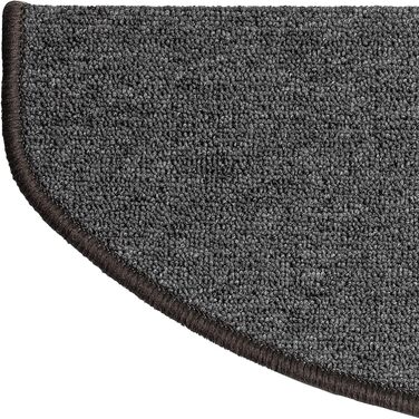 Сходинкові килимки Casa Pura London, 15 шт., 11 кольорів, антрацит, надійна фіксація, стабільна кутова рейка