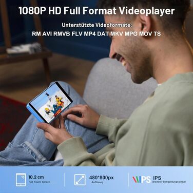 MP3 плеєр SWOFY з Bluetooth та WiFi, 4.0