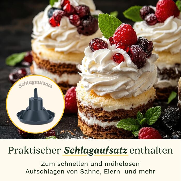 Cuisinart Pixie Chopper: Зеркалеро 0.7л з 2 швидкостями, SmartPower-лезо, BladeLock, компактний, миючий, BPA-free, для соусів, пасти