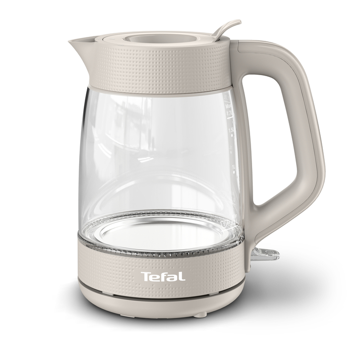 Електричний чайник Tefal KO2G0BE0, 2000 Вт, 1,7 л, прозорий