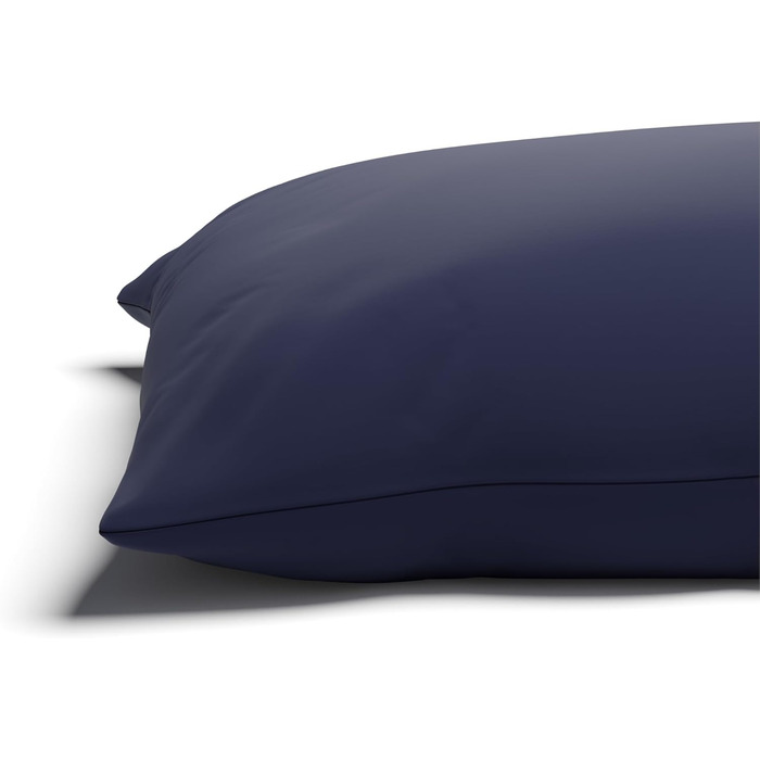 Антибактеріальний наволочка Clean Sleep з срібними іонами, проти бактерій і запахів, для свіжої та чистої шкіри, гіпоалергенна, колір нічний синій, 1 шт.