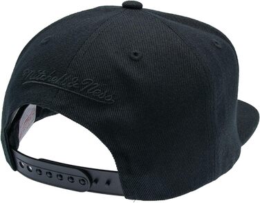 Кепка Mitchell & Ness 2 Tone Box Logo Snapback чорного кольору (однак розмір)