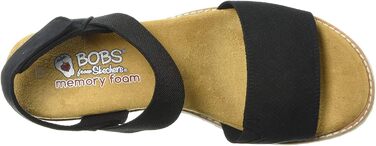 Сандалі жіночі Skechers Desert Kiss чорні 39 EU з мікрофібри та замші Gore-Tex