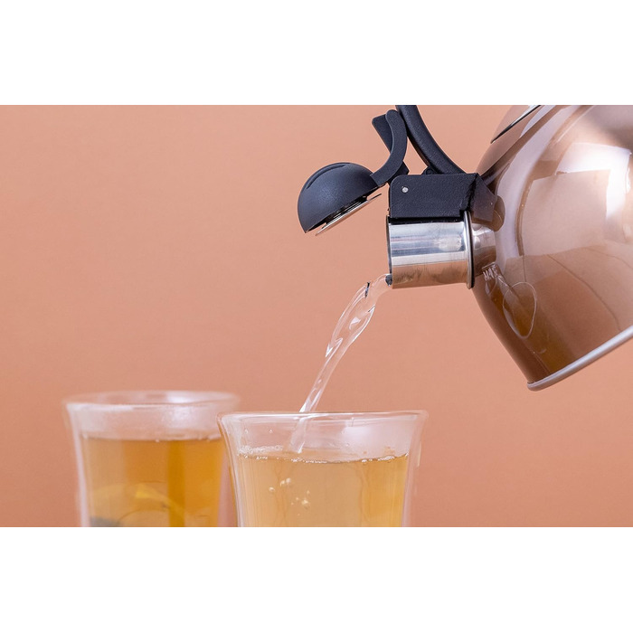 Чайник La Cafetière з нержавіючої сталі, ефект міді, 1.3 л, коричневий