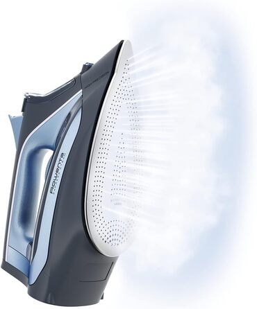 Праска Rowenta Eco Intelligence DW6330, 2500 Вт, 45 г/хв, Microsteam400, лазерна підошва, антикапання, чорний/зелений