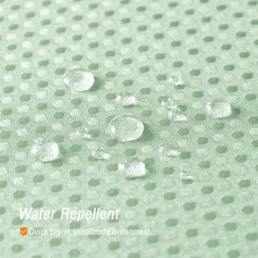 Драбина для душу Gibelle, 183 x 213 см, вафельна текстура, текстильний, водонепроникний, для прання в пральній машині, фіолетовий (м'ятно-зелений)