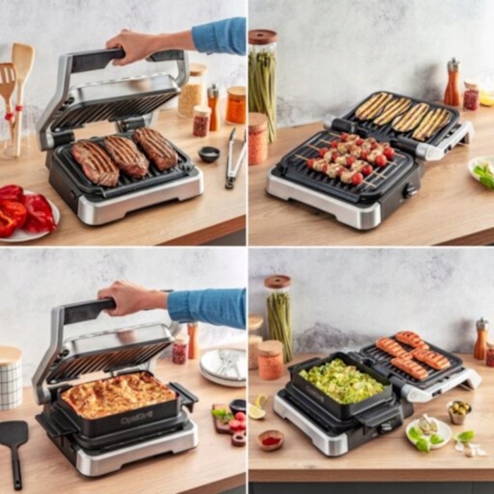 Електричний гриль 4в1 Tefal OptiGrill GC774D30