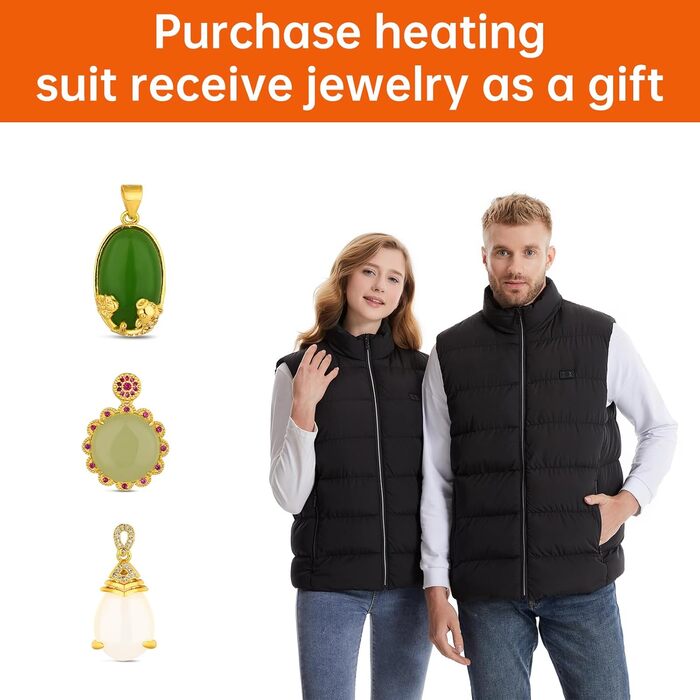 Електрична гріюча жилетка Avarmora для чоловіків та жінок, 13 зон нагріву, 3 температурні режими, флісова жилетка для активного відпочинку, катання на лижах, мотоциклі, риболовлі, чорний колір