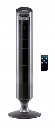 Колонний вентилятор Tower TermHoff TWS04, 85 см, з пультом керування, осциляцією та 3 режимами роботи