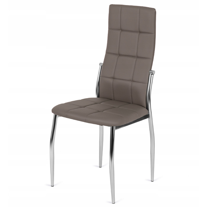 Стілець Mebel Elite, штучна шкіра, сірий, 1 шт.