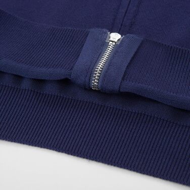 Кардиган чоловічий PJ PAUL JONES з рельєфним в'язанням, на блискавці та зі стійким коміром, зимова куртка для чоловіків (L, темно-синій)