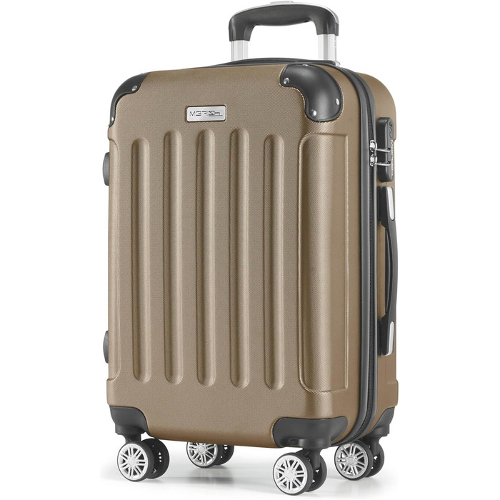 Набір валіз MERISH 3шт. з жорстким корпусом та подвійними колесами (9 кольорів)