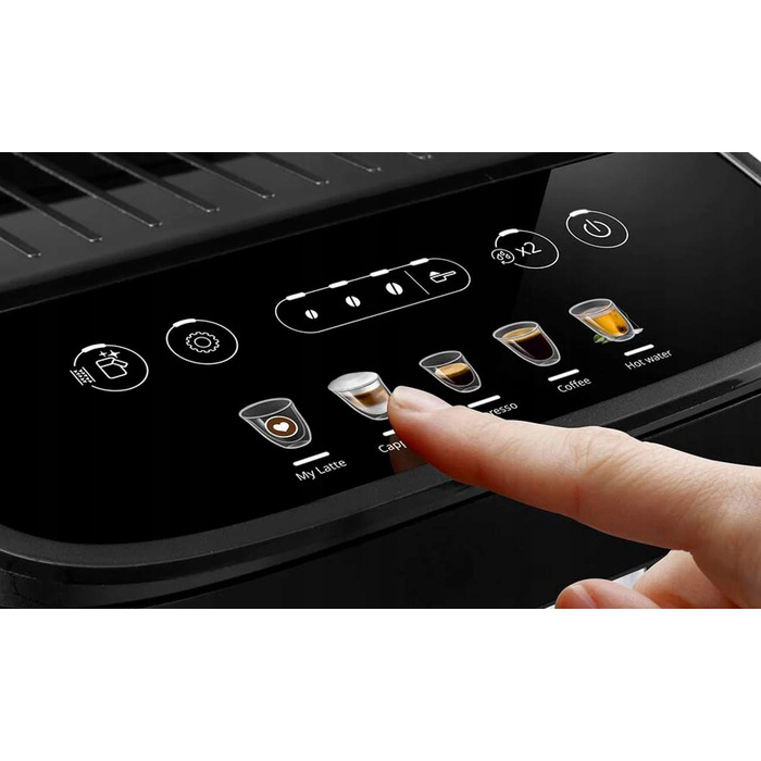 Кавомашина автоматична De'Longhi Magnifica EVO ECAM290.51.B, 1450 Вт, чорна