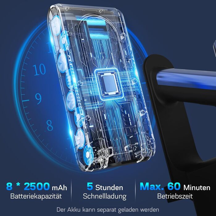 Бездротовий пилосос Nigecue 550W з акумулятором, 45000Pa, 60 хвилин роботи, Smart-дисплеєм, антизаплутувальною щіткою та контейнером 1.5L. Ідеально підходить для твердих підлог, килимів та видалення шерсті тварин.