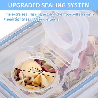 Набір контейнерів для їжі 10 шт. по 1 л, BPA-free, герметичні, для заморожування та зберігання продуктів