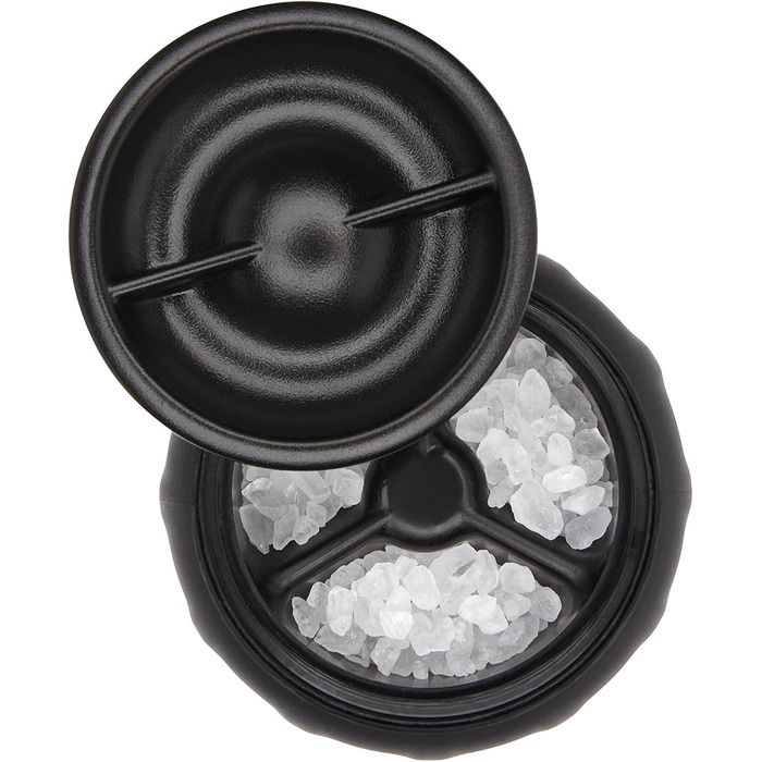 Соломолка OXO Good Grips Elegante з нержавіючої сталі, срібляста, регульований помел