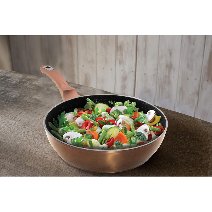 Набір кухонного посуду Berlinger Haus 15 предметів, металік, рожеве золото